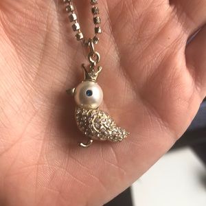 Betsy Johnson bird necklace